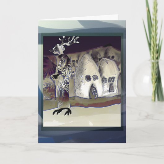 トナカイのシャーマンは不穏な通りを動かす シーズンカード (正面)