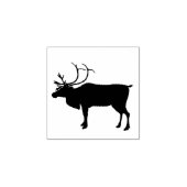 トナカイのシルエットアートスタンプ ラバースタンプ (インプリント)