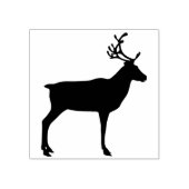 トナカイのシルエットアートスタンプ ラバースタンプ (インプリント)