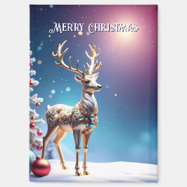 トナカイのジュエルズ クリスマス ホリデー マグネット