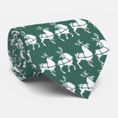 トナカイのタイのお祝いのクリスマスのネクタイ及びギフト ネクタイ (ロール)