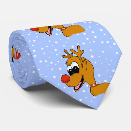 トナカイのタイ ネクタイ (ロール)