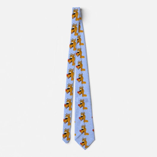 トナカイのタイ ネクタイ (裏面)