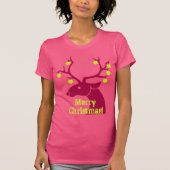 トナカイのテニス・ボール Tシャツ (正面)