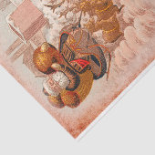 トナカイのデカップクリスマス・サンタとソリ 薄葉紙 (詳細)