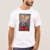 トナカイのドイツ語ポインタ Tシャツ (正面)