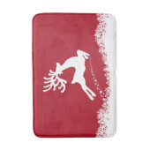 トナカイのバスマットをジャンプ バスマット (正面縦)