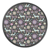 トナカイのパターナクリスマス アイスホッケーパック (正面)