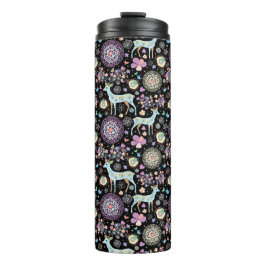 トナカイのパターナクリスマス タンブラー