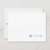 トナカイのピアノ遊のフラットカード (裏面)