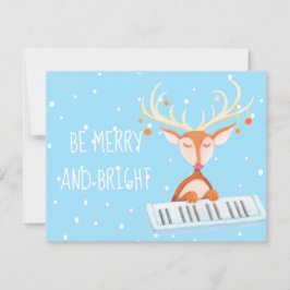 トナカイのピアノ遊のフラットカード