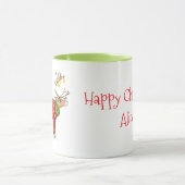 トナカイのフェスティバルクリスマスジャンパーマグ マグカップ (中央)