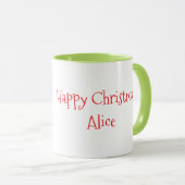 トナカイのフェスティバルクリスマスジャンパーマグ マグカップ (正面右)