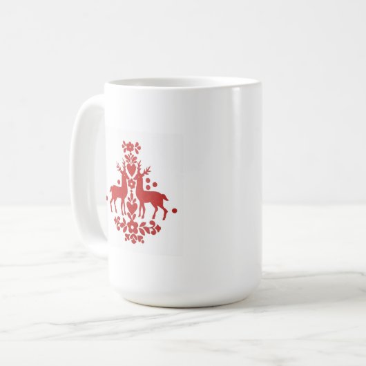 トナカイのマグ コーヒーマグカップ (正面左)