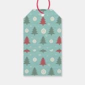 トナカイのメリークリスマスカスタムのギフトラベル ギフトタグ (裏面)