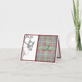 トナカイのメリークリスマスプレッドカスタマイズ カード