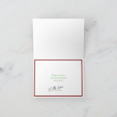 トナカイのメリークリスマスプレッドカスタマイズ カード (内部)