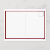 トナカイのメリークリスマスプレッドカスタマイズ シーズンポストカード (裏面)