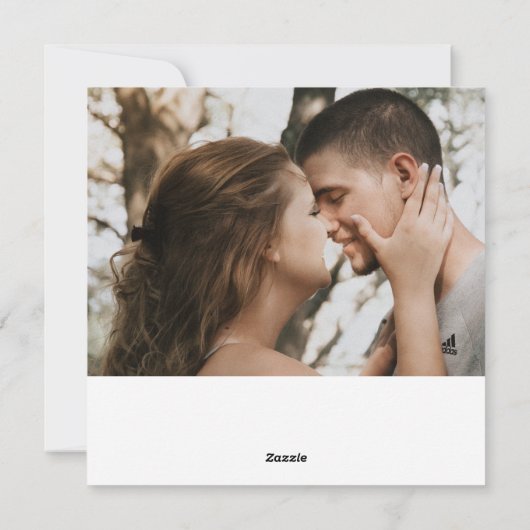 トナカイのメリークリスマスペアの写真 シーズンカード (裏面)