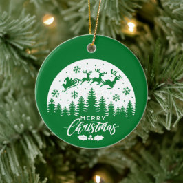 トナカイのメリークリスマス – クリスマスオーナメント