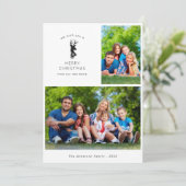 トナカイのメリークリスマス、ニューホーム2の写真から シーズンカード (スタンド正面)