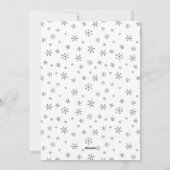 トナカイのメリークリスマス、ニューホーム2の写真から シーズンカード (裏面)