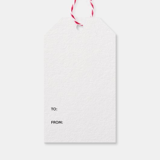 トナカイのメリークリスマス – JOY ギフトタグ (裏面)