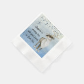 トナカイの仲間を集めるブッククラブ会議 縁ありカクテルナプキン (角)