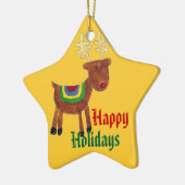 トナカイの休日のオーナメント セラミックオーナメント (左)