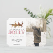 . .トナカイの写すてき真のクリスマスカードになる季節 シーズンカード (スタンド正面)