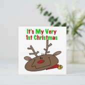 トナカイの初めてのクリスマス シーズンカード (スタンド正面)