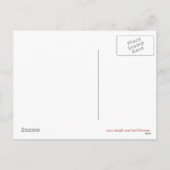 トナカイの友達のクリスマスカード シーズンポストカード (裏面)