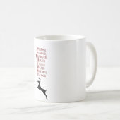 トナカイの名前ルドルフ,彗星, Blixen Reindeer コーヒーマグカップ (正面右)