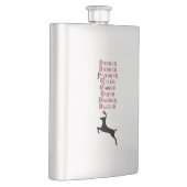 トナカイの名前ルドルフ，彗星， Blixen Reindeer フラスク (右)