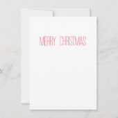 トナカイの名前 フラット クリスマス カード 4.25x6.25 (裏面)