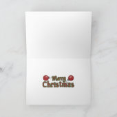 トナカイの国クリスマスカード シーズンカード (内部)