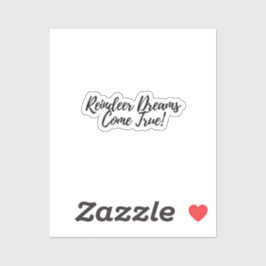 トナカイの夢の真来のステッカー シール