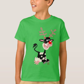 トナカイの子どもの仮装Tシャツ Tシャツ
