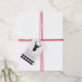 トナカイの子供 ギフトタグ (より糸付き)