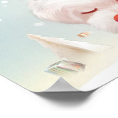 トナカイの子犬〔雄ジカの〕枝角 ポスター (角)