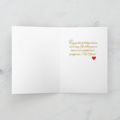 トナカイの季節のごあいさつ シーズンカード (内部)