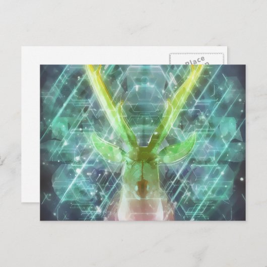 トナカイの季節メリークリスマス |ポストカカスタムード シーズンポストカード (正面/裏面)