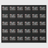 トナカイの家族のクリスマスに撮影する可能性が最も高い ラッピングペーパー (フラット)