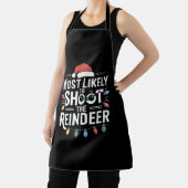トナカイの家族のクリスマスを撮影する可能性が最も高い エプロン (インサイチュ)