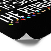 トナカイの家族のクリスマスを撮影する可能性が最も高い ポスター (角)