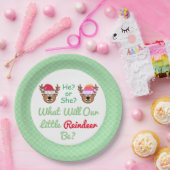 トナカイの性別の暴露 ペーパープレート (パーティー)