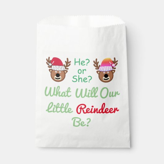 トナカイの性別の表示 フェイバーバッグ (正面)