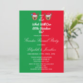 トナカイの性別の表示 招待状 (スタンド正面)