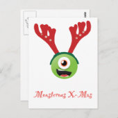 トナカイの怪物 ポストカード (正面/裏面)