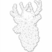 トナカイの星クリスマス シール (正面)